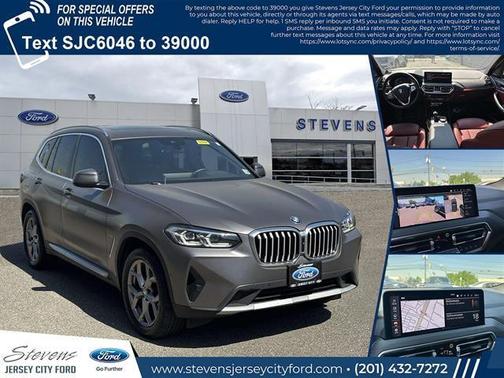 Dark Graphite Metallic 2023 BMW X3 xDrive30i