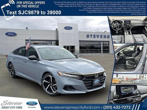 Sonic Gray Pearl 2022 Honda Accord Sport SE 1.5T