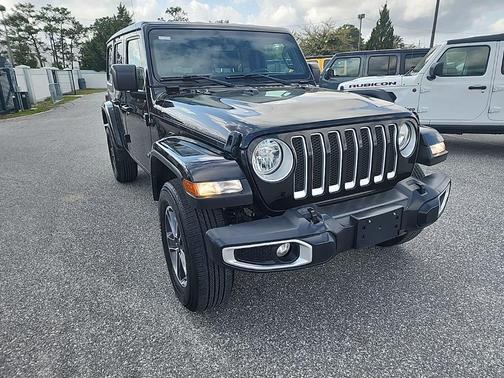 Black 2023 Jeep Wrangler 4-Door Sahara