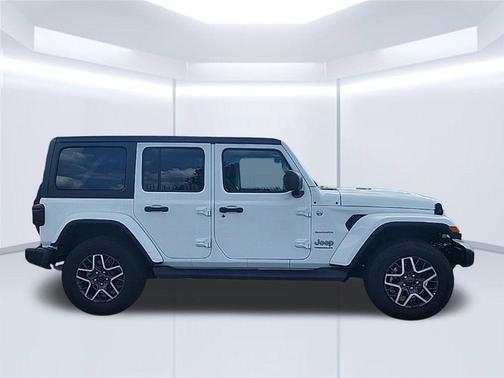 Bright White 2024 Jeep Wrangler 4-Door Sahara