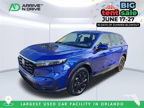 Blue 2024 Honda CR-V LX AWD