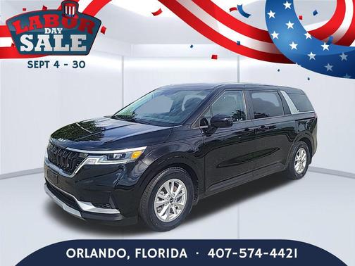 Black 2022 Kia Carnival LX