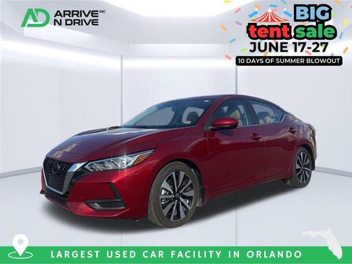 Scarlet Ember Tintcoat 2023 Nissan Sentra SV
