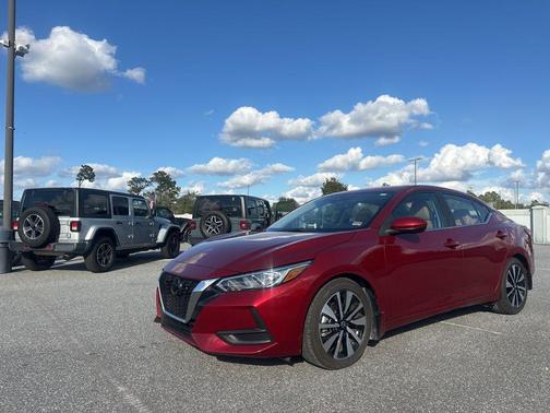 Scarlet Ember Tintcoat 2023 Nissan Sentra SV