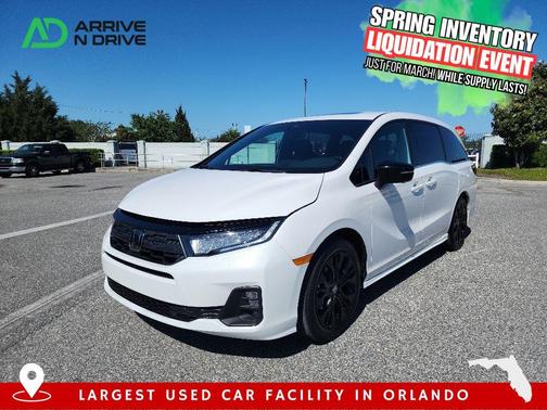 Platinum White Pearl 2025 Honda Odyssey Sport-L