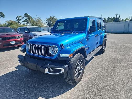 Fathom Blue Pearlcoat 2024 Jeep Wrangler 4-Door Sahara