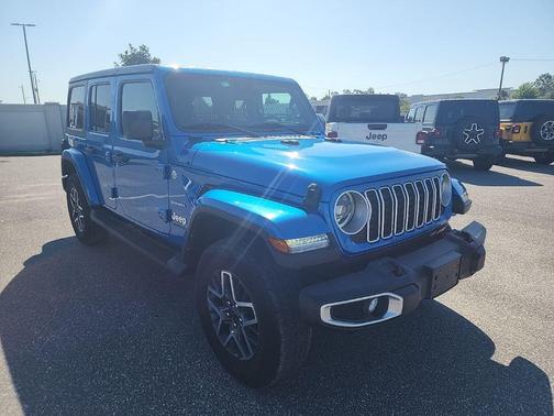 Fathom Blue Pearlcoat 2024 Jeep Wrangler 4-Door Sahara