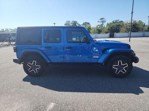 Fathom Blue Pearlcoat 2024 Jeep Wrangler 4-Door Sahara