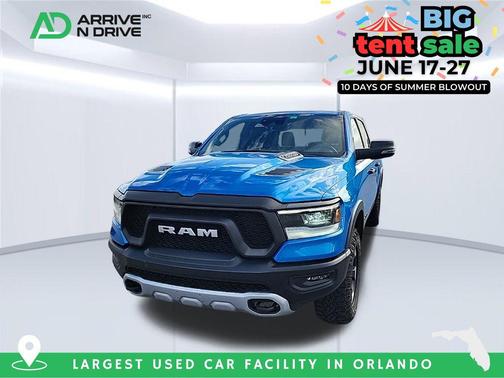 Hydro Blue Pearlcoat 2024 RAM 1500 Rebel