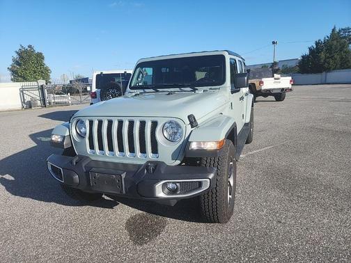Sarge Green Clearcoat 2023 Jeep Wrangler 4-Door Sahara