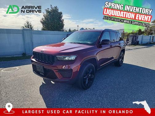 Velvet Red Pearlcoat 2023 Jeep Grand Cherokee Altitude