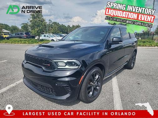 DB Black 2022 Dodge Durango R/T Plus