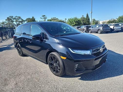 Crystal Black Pearl 2025 Honda Odyssey Sport-L