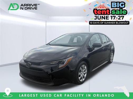 Black 2025 Toyota Corolla LE