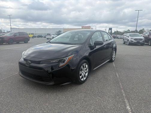 Black 2025 Toyota Corolla LE Sedan