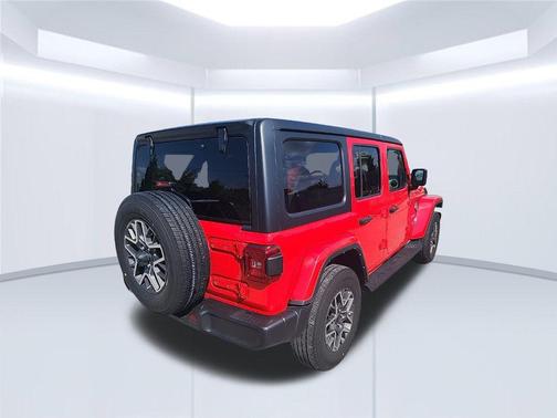 Firecracker Red Clearcoat 2024 Jeep Wrangler 4-Door Sahara