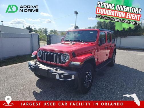 Firecracker Red Clearcoat 2024 Jeep Wrangler 4-Door Sahara