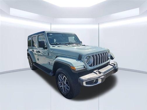 Dark Blue 2024 Jeep Wrangler 4-Door Sahara