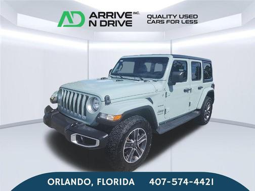 Hydro Blue Pearl 2023 Jeep Wrangler 4-Door Sahara