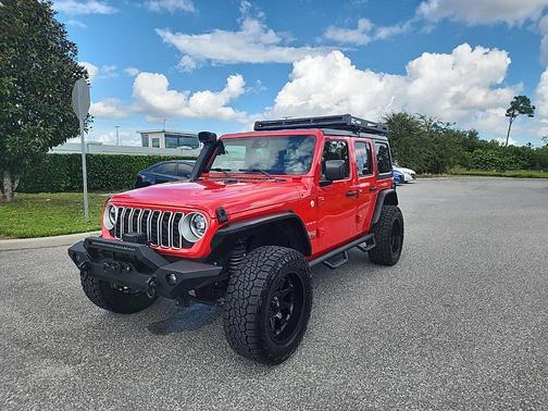 Firecracker Red Clearcoat 2024 Jeep Wrangler Sahara