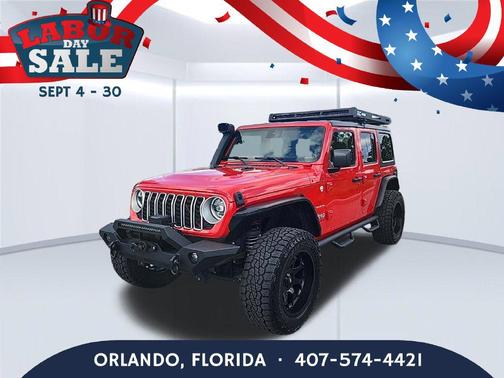 Firecracker Red Clearcoat 2024 Jeep Wrangler Sahara