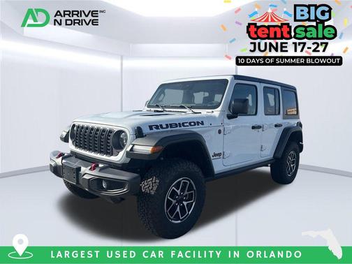 Bright White Clearcoat 2025 Jeep Wrangler Rubicon