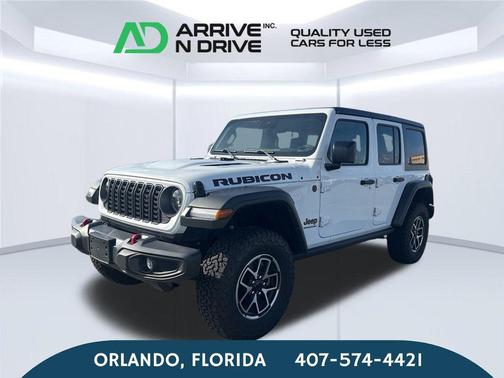 Bright White Clearcoat 2025 Jeep Wrangler Rubicon