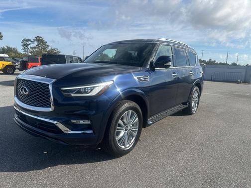 Hermosa Blue 2024 INFINITI QX80 Luxe