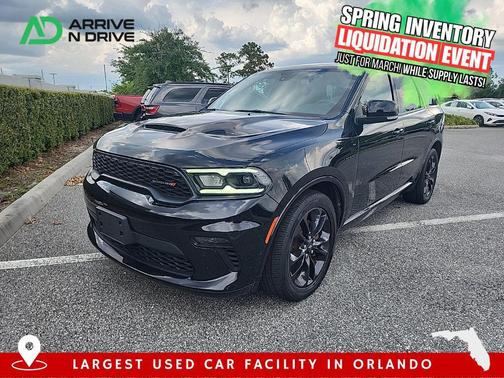 DB Black 2022 Dodge Durango R/T