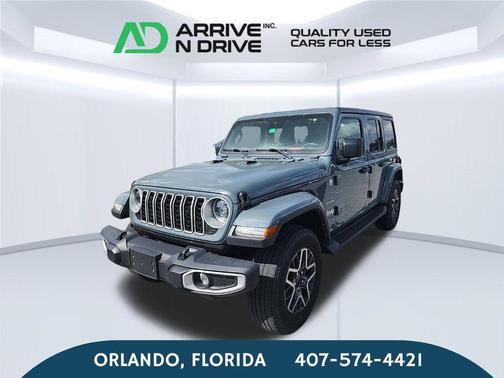 Hydro Blue Pearlcoat 2024 Jeep Wrangler 4-Door Sahara