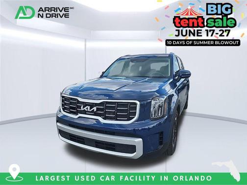 Midnight Lake Blue 2025 Kia Telluride S