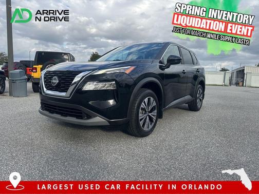 Super Black 2023 Nissan Rogue SV