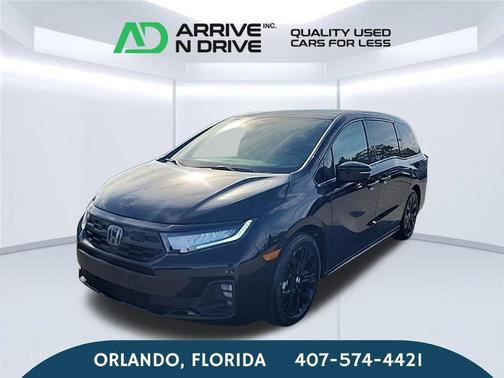 Crystal Black Pearl 2025 Honda Odyssey Sport-L