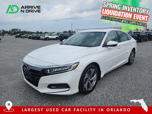 Platinum White Pearl 2018 Honda Accord EX-L 2.0T