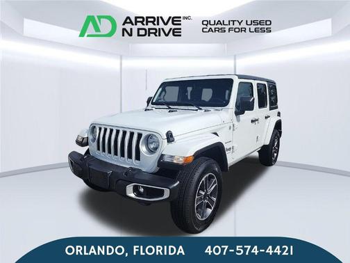 Bright White 2023 Jeep Wrangler 4-Door Sahara