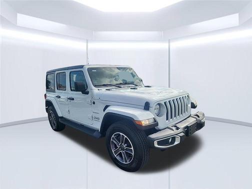 Bright White 2023 Jeep Wrangler 4-Door Sahara