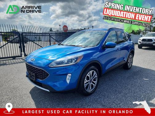 Velocity Blue Metallic 2021 Ford Escape SEL