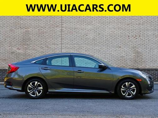 GRAY 2017 Honda Civic LX