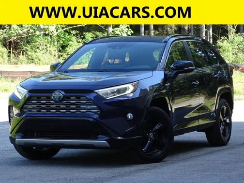 Blueprint w/Black Roof 2019 Toyota RAV4 Hybrid SE