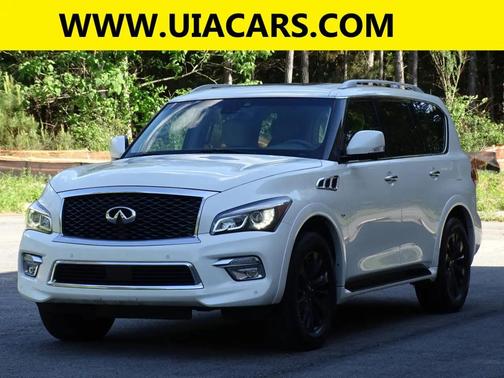 Majestic White 2017 INFINITI QX80 Base