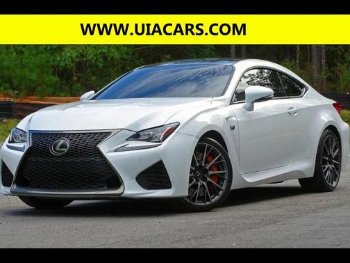 White 2019 Lexus RC F Base