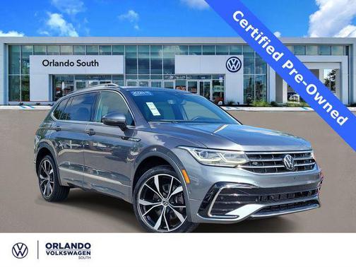 Gray 2024 Volkswagen Tiguan 2.0T SEL R-Line 4MOTION