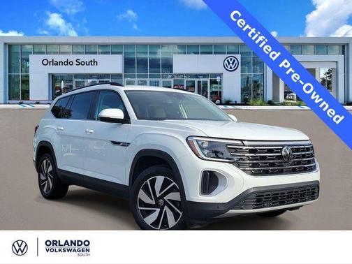 White 2024 Volkswagen Atlas 2.0T SE w/Technology