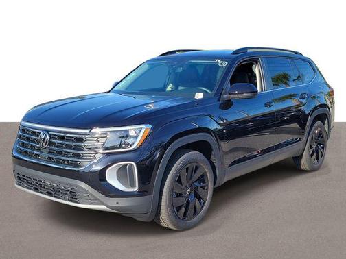deep black pearl 2026 Volkswagen Atlas 2.0T SE w/Technology