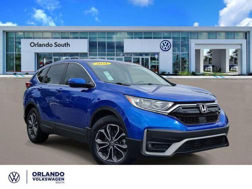 Blue 2021 Honda CR-V 2WD EX-L