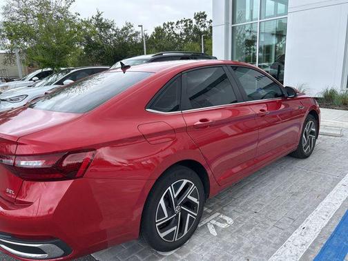 Red 2024 Volkswagen Jetta 1.5T SEL