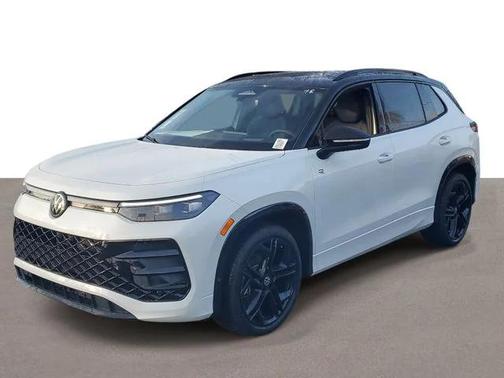 White 2026 Volkswagen Tiguan 2.0T SE R-Line Black