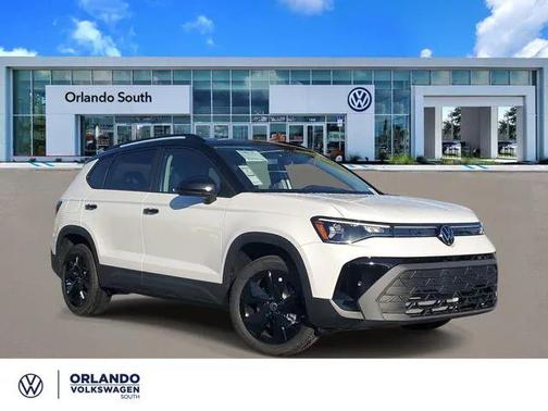 White Black 2026 Volkswagen Taos SE Black