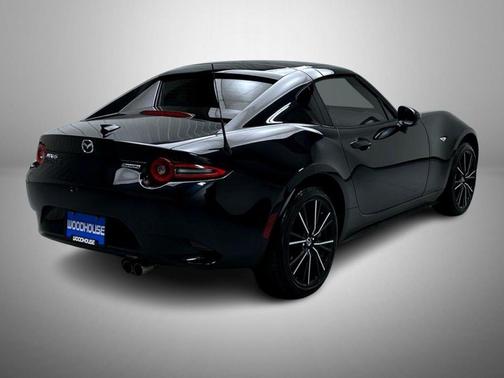 Jet Black Mica 2024 Mazda MX-5 Miata RF Grand Touring