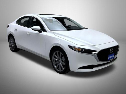 Snowflake White Pearl Mica 2026 Mazda Mazda3 FWD w/Preferred Package